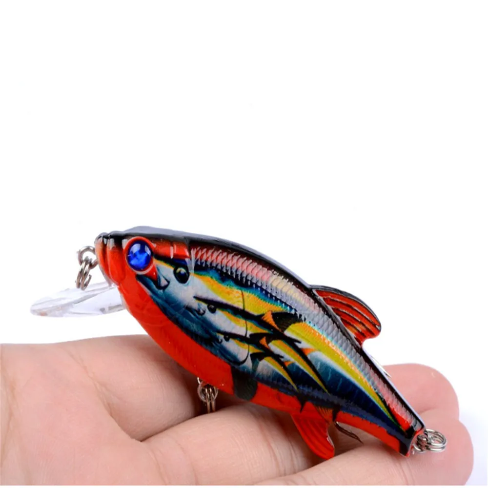 

1pcs Group Crankbait Fishing Lure 10.9g 80mm Hard bait Wobblers Colourful Minnow Fly Fishing Bait Carp Fishing Tackle