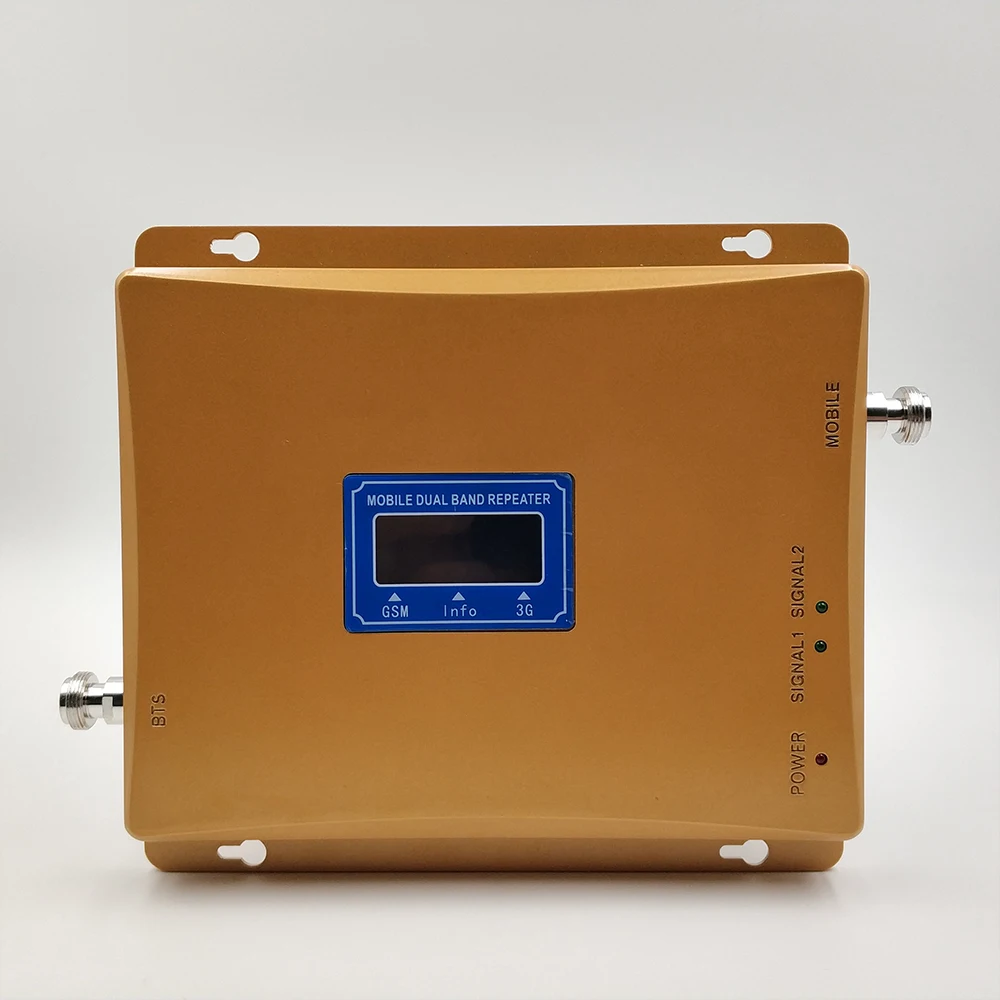 Усилитель сигнала сотовой связи с ЖК дисплеем 65 дБ GSM 900 UMTS 2100 2G МГц 3G WCDMA