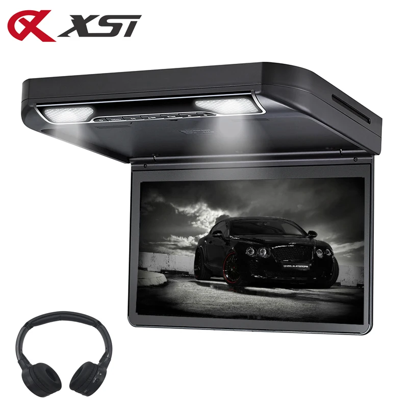XST 13 3 дюймовый автомобильный монитор с креплением на крыше MP5 DVD плеер откидной