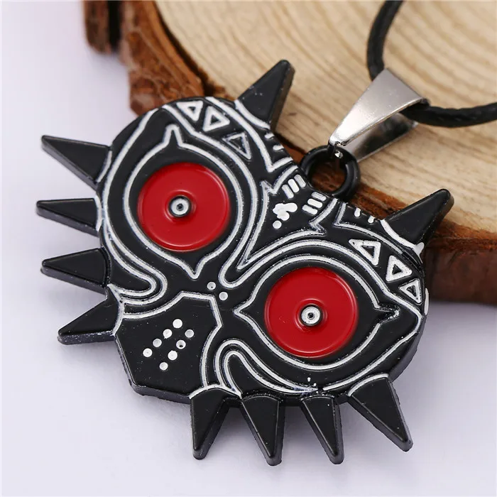 HF11553 The Legend Of Zelda: Majora's Mask Necklace black gun plated colorful collar Classic Cosplay rope Statement | Украшения и