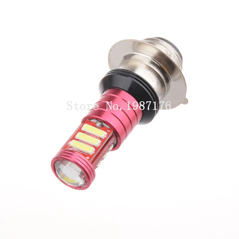 Фара для мотоцикла H6 P15D 2 X холодный белый и красный цвета 550 люмен 7020 11 SMD