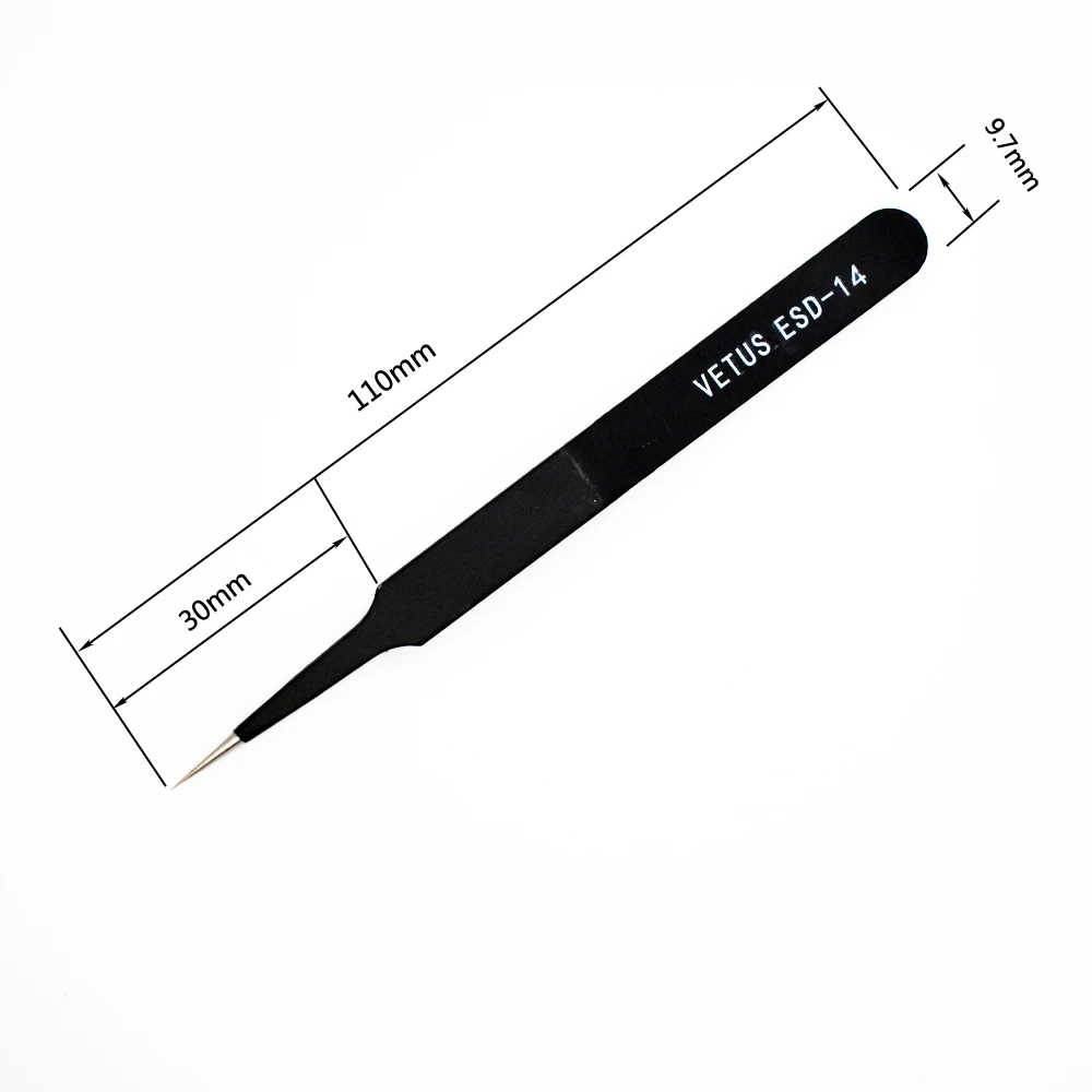 

1 шт., антистатические щипцы Vetus ESD 14