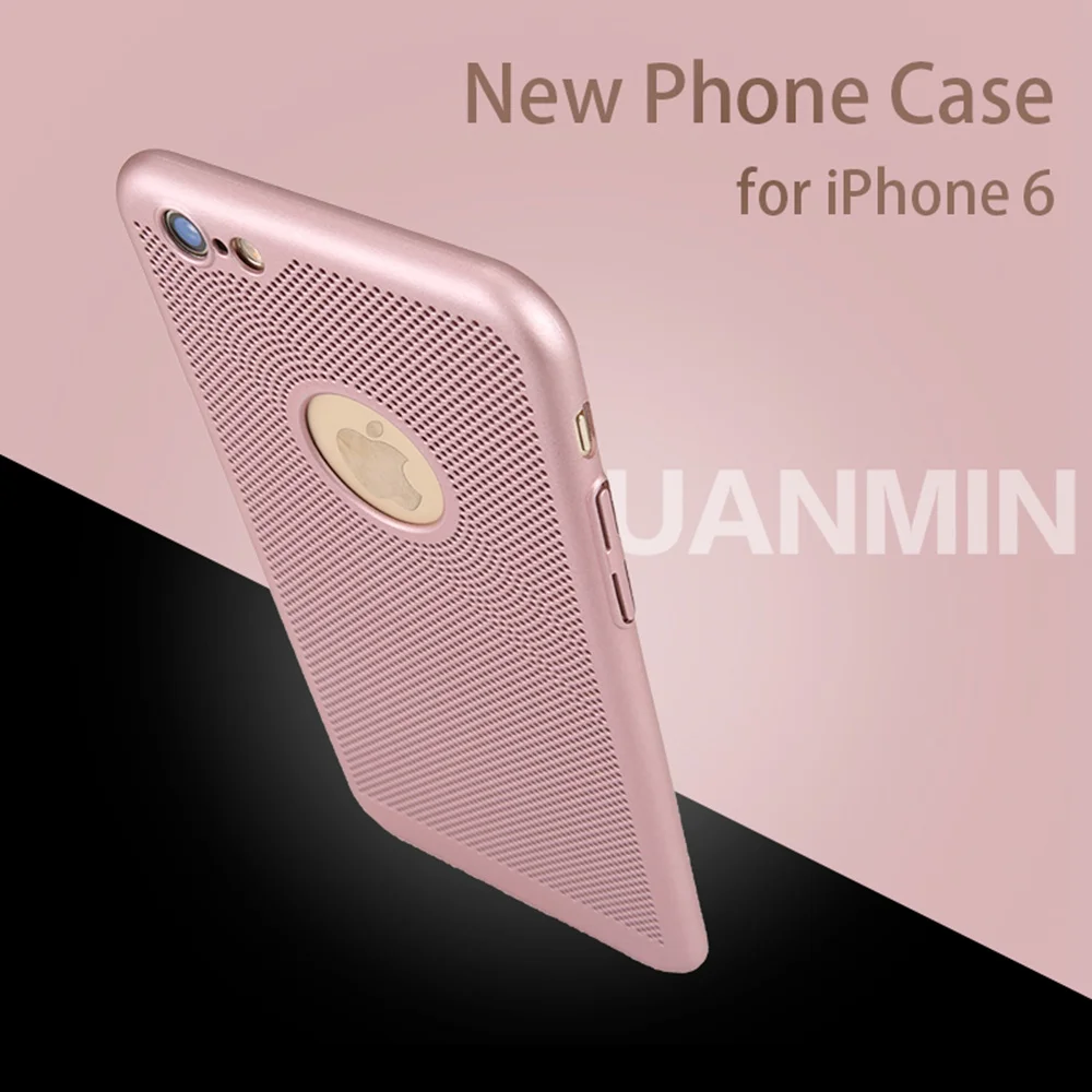 Fcoque охлаждения! Рассеивание тепла телефона Чехлы для iPhone 6 Чехол роскошные