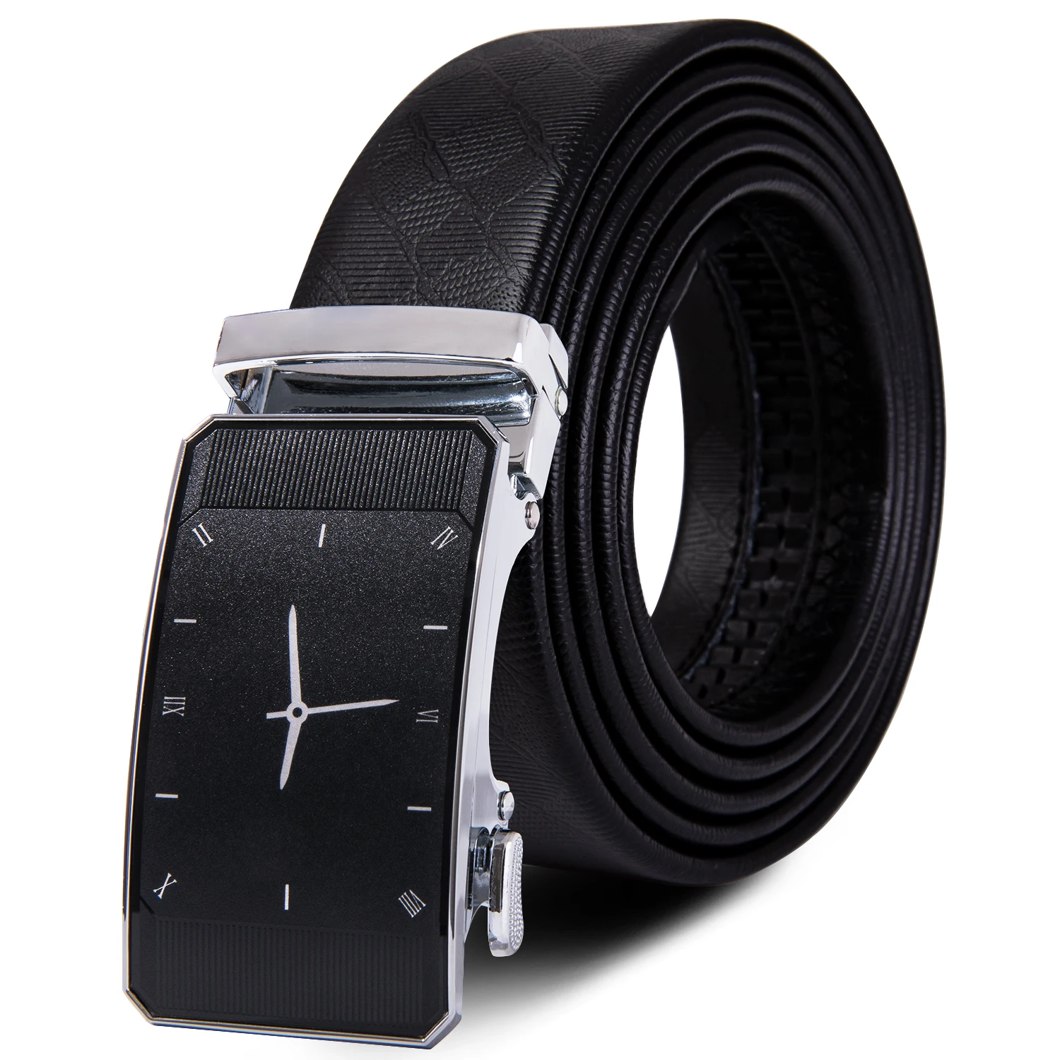 

BK-2101 Barry.Wang Watch Designer Automatic Buckle Men Belts Genuine Cowhide Leather Strap Belts For Men Gifts Business Party