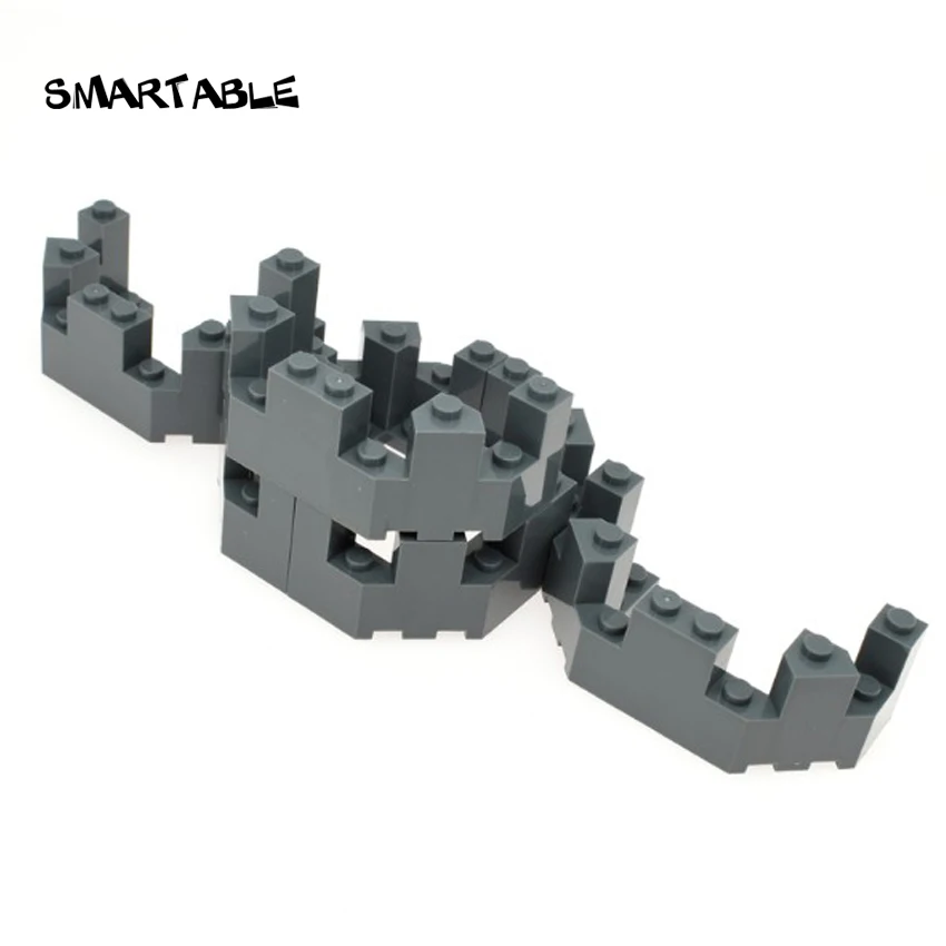 Smartable 4x8x2.3 1/2 Castle Walls Tower Building Block MOC Parts Toys For Kids Creative Compatible 6066 10pcs/lot | Игрушки и хобби