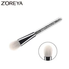 Бренд ZOREYA, блестящие кисти для макияжа с кристаллами, модные блестящие пластиковые ручки, мягкие волоконные косметические инструменты