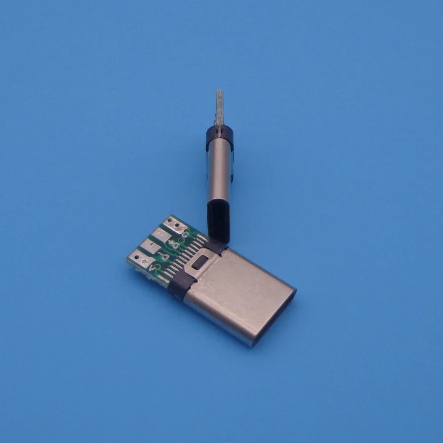 10pcs DIY OTG USB-3.1 Welding Male jack Plug USB 3.1 Type C Connector with PCB Board Plugs Data Line Terminals for Android | Компьютеры и