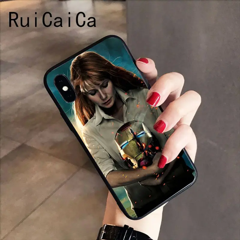 RuiCaiCa Железный человек I love you 3000 Мягкий Силиконовый ТПУ чехол для телефона iPhone 5 5Sx 6