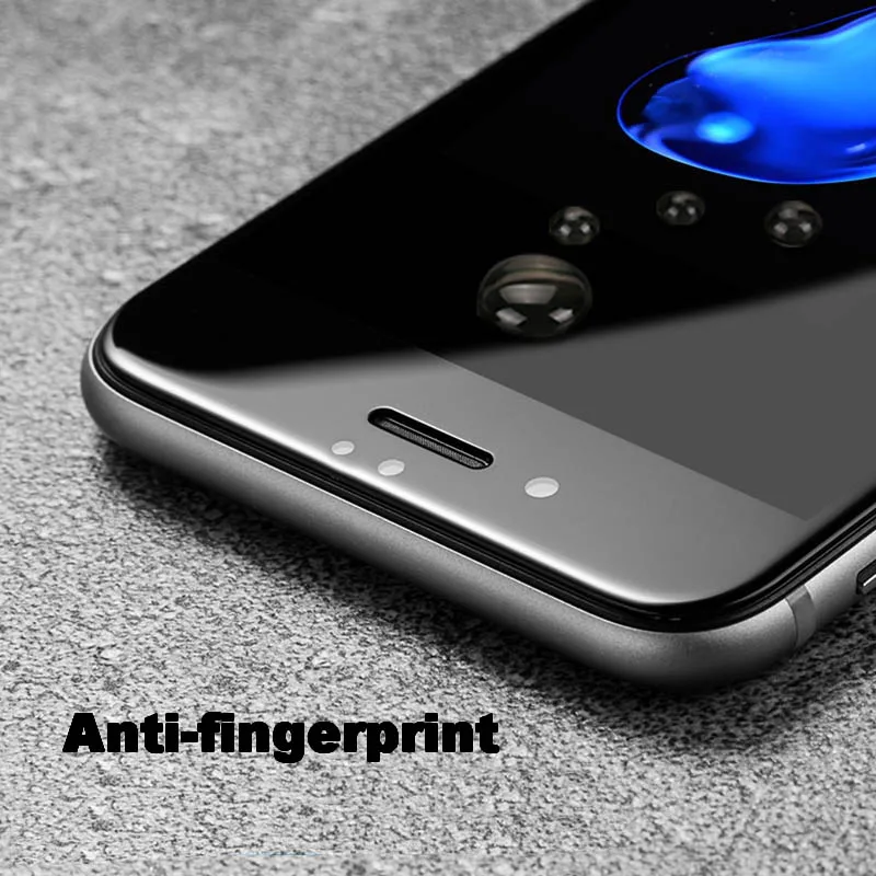 4D закаленное стекло Защита экрана для iPhone 6 7 8 Plus X XS MAX XR защита закругленные края