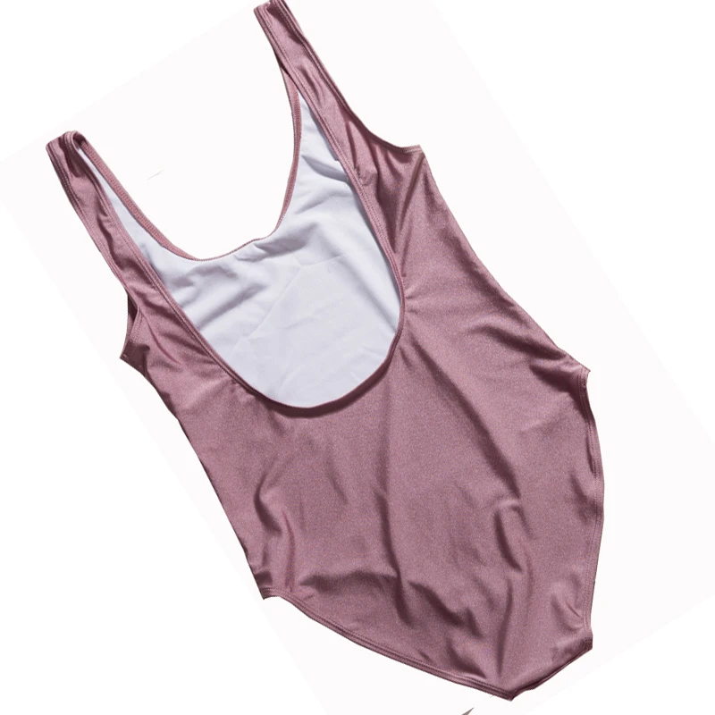 Женский Цельный купальник с лямкой на шее Одноцветный монокини лето 2019|swimwear