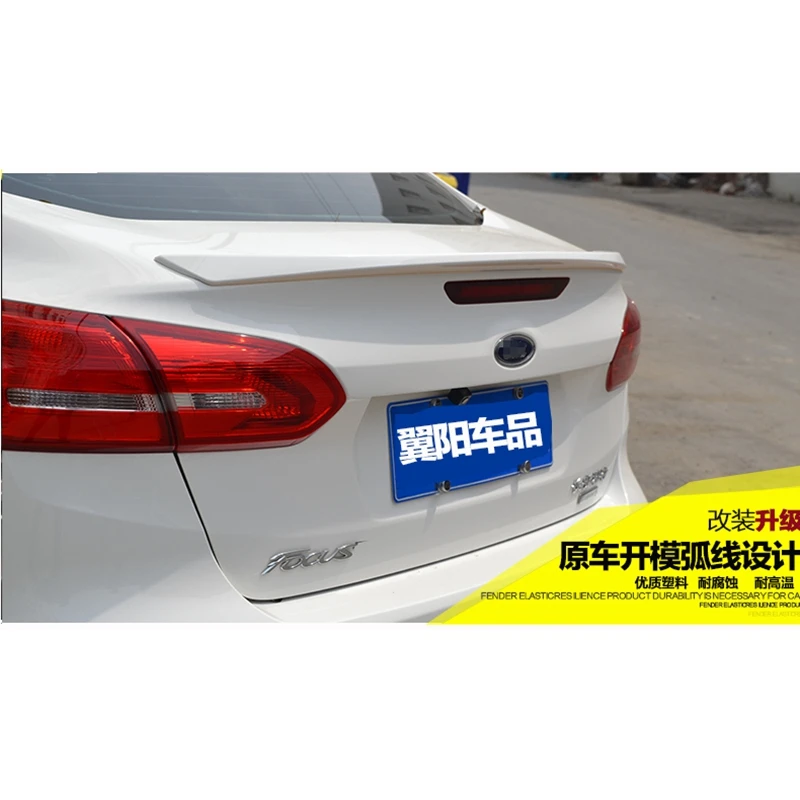 Для ford focus spoiler2015 2017 высококачественный задний спойлер из АБС пластика для