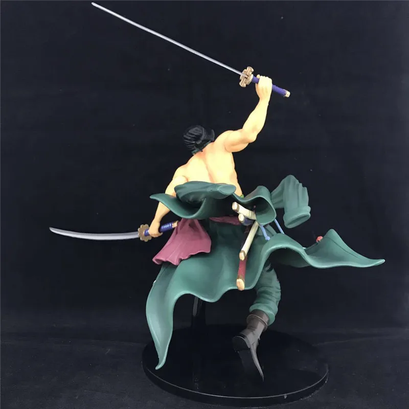 Ророноа Зоро прыгающий тройной нож. ПВХ фигурки героев 3D2Y Ronoa Zoro Ghost Cut Luffy Sanji