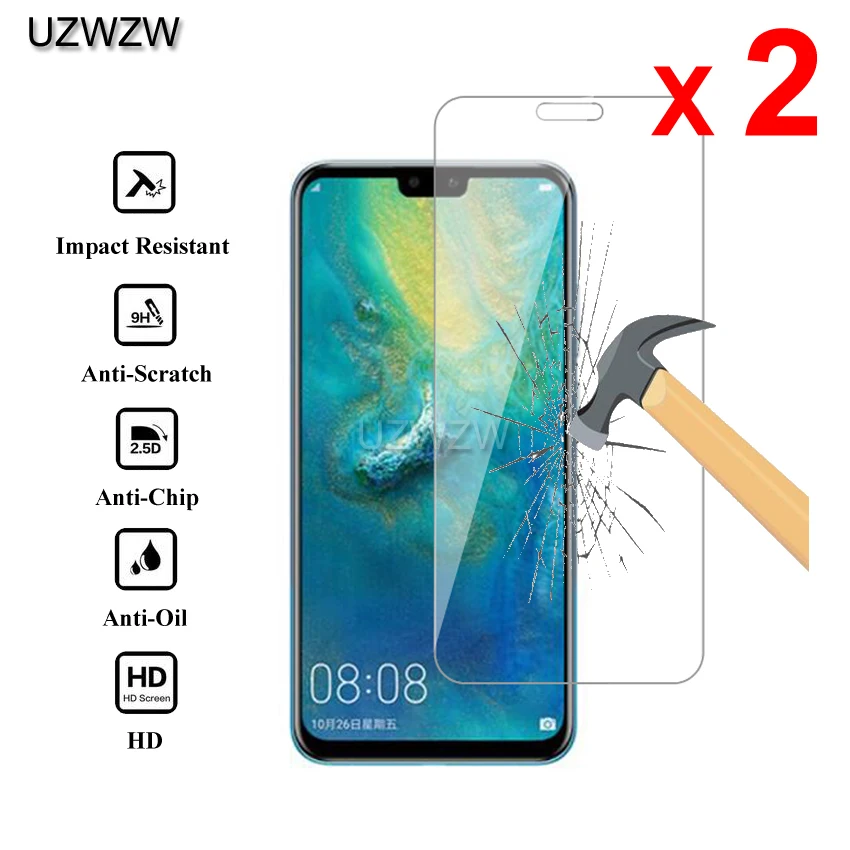 2 шт для huawei Y9 Премиум 2.5D 0,26 мм Закаленное стекло-экран протектор для huawei Y9 защитное стекло