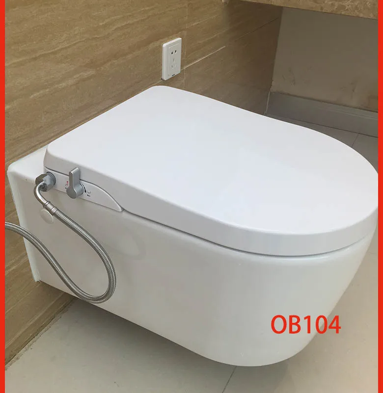 Не электрический туалет биде сиденье Washlet двойной сопла распылителя доставки-американских удлиненные стиль / круглый стиль стандартный туалет чехол для унитаза душ биде шланг для гигиенический душ биде портативное