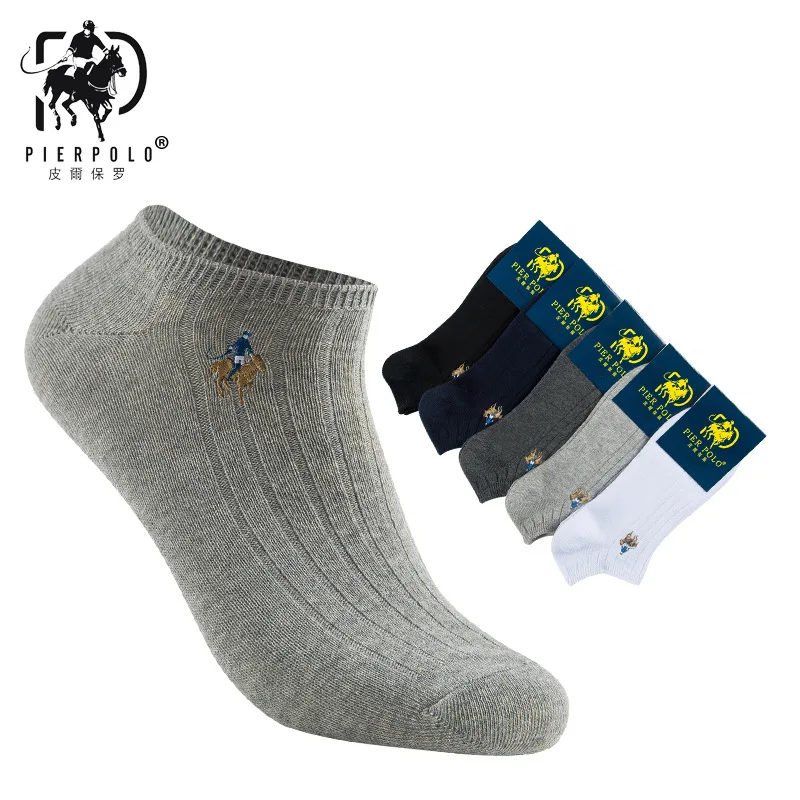Носки PIER POLO мужские короткие брендовые невидимые до щиколотки повседневные с