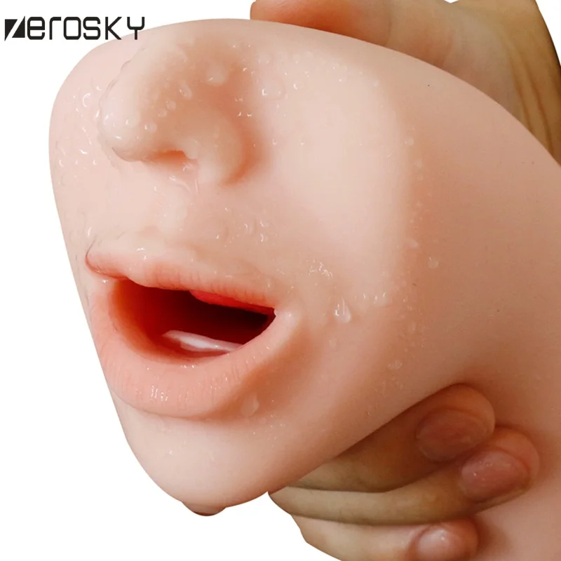 Реалистичная оральная 3D глубокая глотка с языком и зубами искусственная