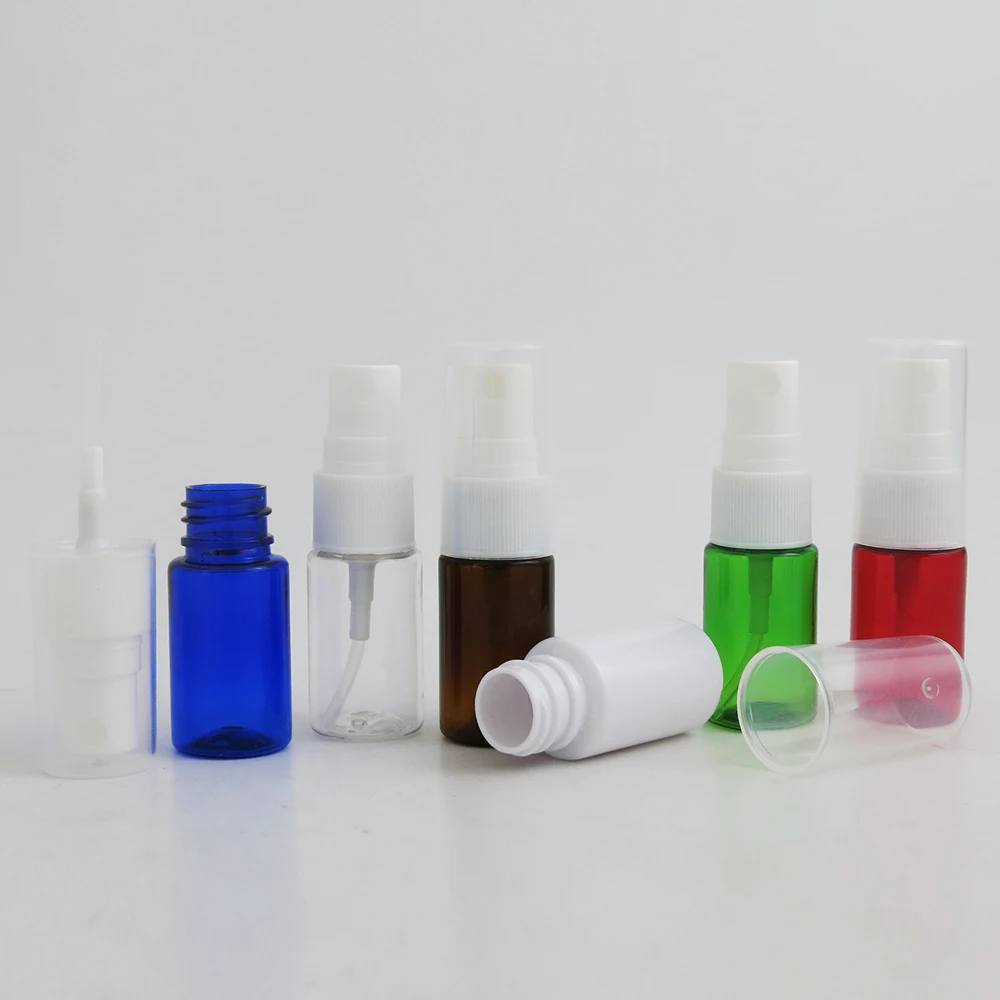 100 шт./лот 10 мл цветной маленький флакон для духов с распылителем тумана
