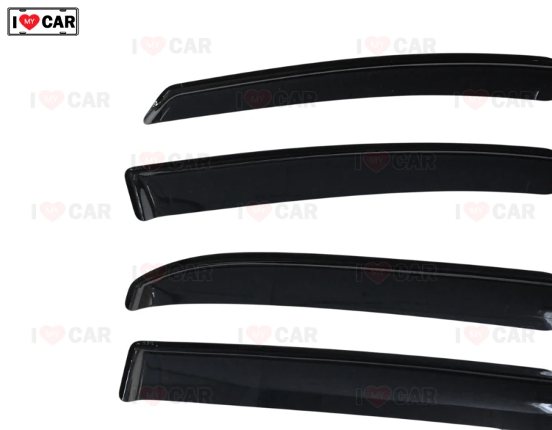 Дефлектор окон автомобиля для Kia Rio X-Line 2017-хэтчбек ветрозащитный козырек от