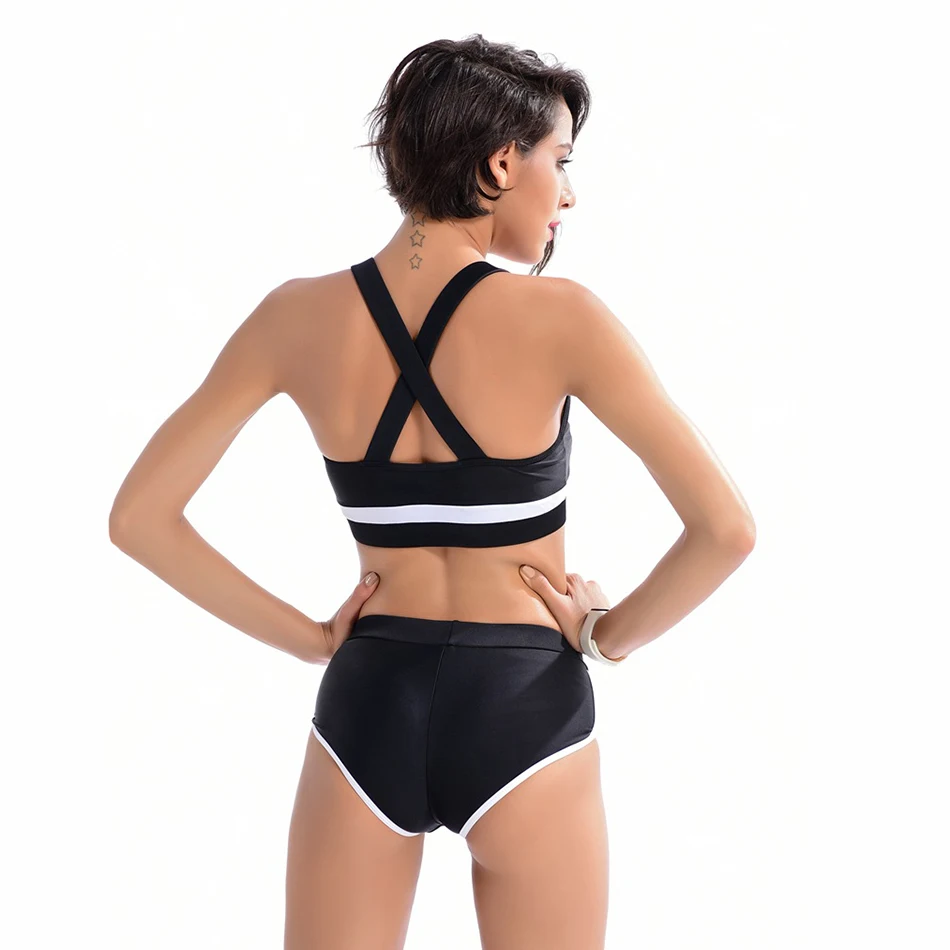 New Competition Bikini Professional Swimwear Women Sport Swimsuit Racing Set Female Plus Size |