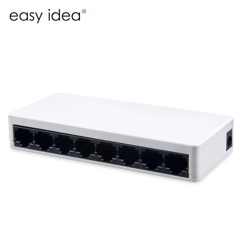 Сетевой коммутатор EASYIDEA концентратор 10/100 Мбит/с сетевой Ethernet 8 портовый Быстрый