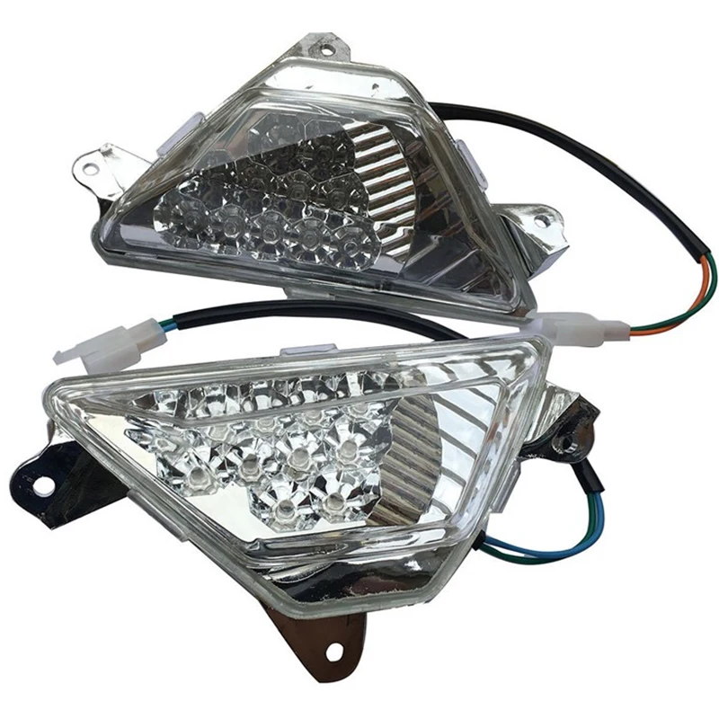 

For Kawasaki Ninja 300 EX300 ABS 300 Motorcycle Front LED Turn Signal Lights Shift Light Blinker Indicator Flashers