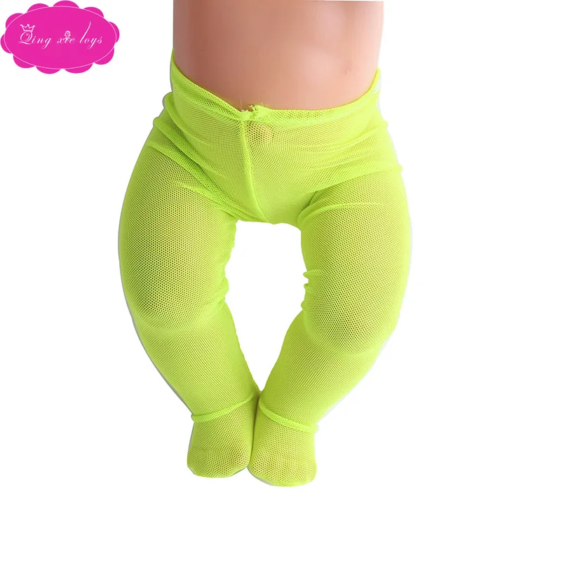 

43 cm baby dolls leggings stockings American newborn dress accessories Baby toys fit 18 inch Girls doll f26-f31