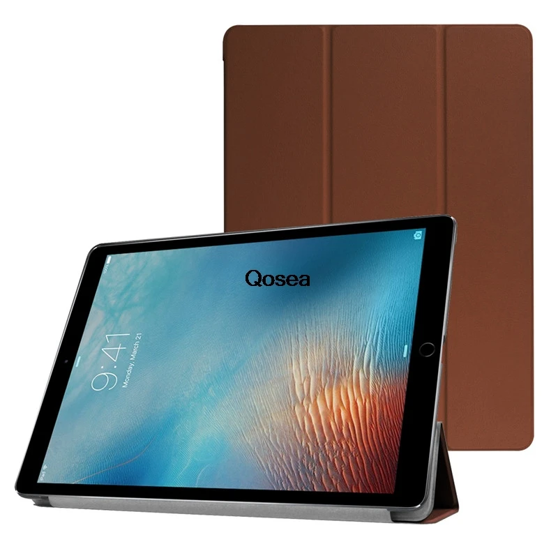 Qosea для Apple iPad Pro 12,9 дюймов роскошный из искусственной кожи смарт-чехол для Apple iPad Pro 12,9 Подставка для планшета