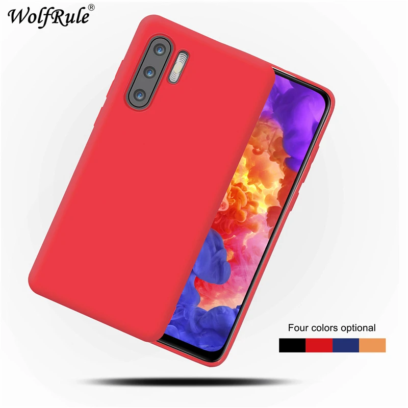 sFor Huawei P30 Pro Case Soft-touch Soft Liquid Silicone TPU Microfiber For Cover | Мобильные телефоны и аксессуары