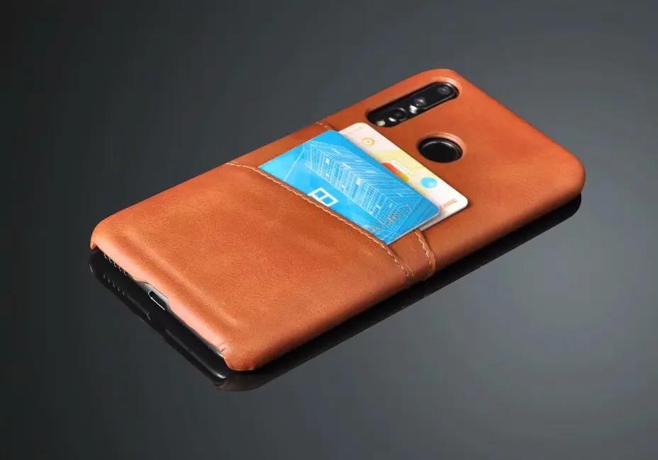 Чехол-накладка из искусственной кожи с отделением для карт Huawei Nova 4 | Мобильные