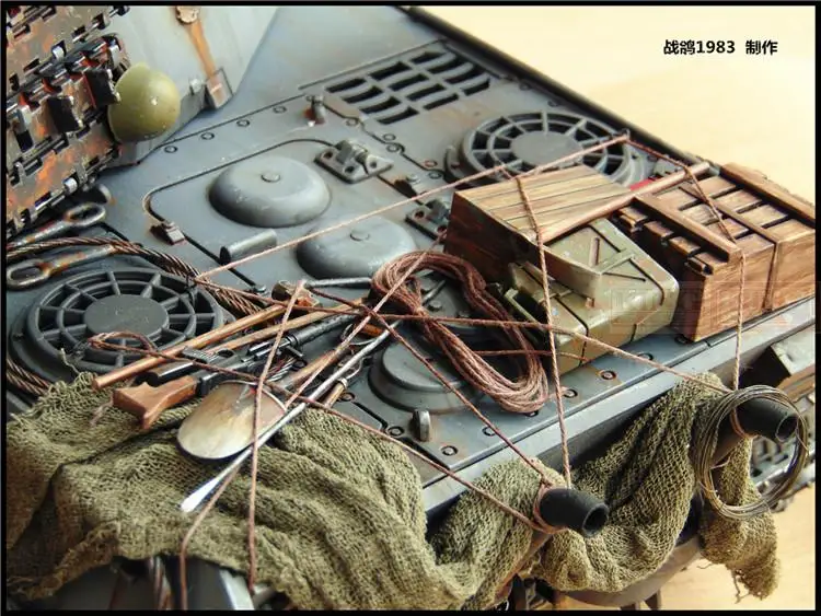 KNL хобби 1:16 RC король модель танка Тигр пульт дистанционного управления OEM Тяжелое покрытие краски, чтобы сделать старый обновление