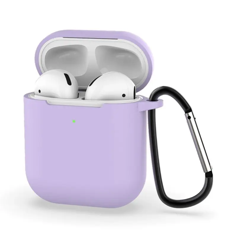 Mini Cute Cases for Airpods 2nd Generation Protective Earphone Cover Case Apple airpods2 with Carabiner|Аксессуары для
