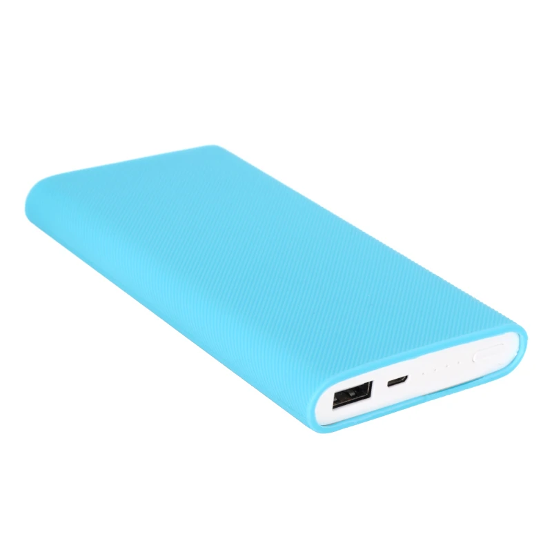 Силиконовый чехол для нового Xiaomi Power Bank 2 10000 мАч 2017 резиновый внешнего