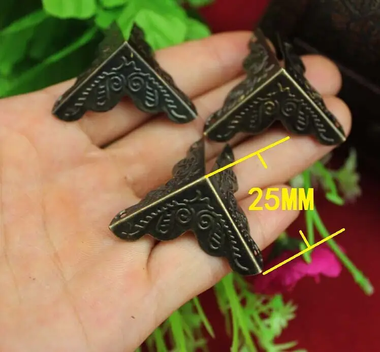 100 шт фурнитура Аксессуары для мебели античный угол обертывания утюга подарочные