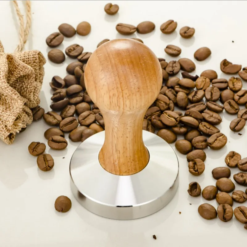 Самовольно Нержавеющая сталь деревянной ручкой Кофе вскрытия Barista Es Пресс o Bean