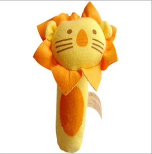 Игрушки для новорожденных Мягкие модели животных колокольчики плюшевые