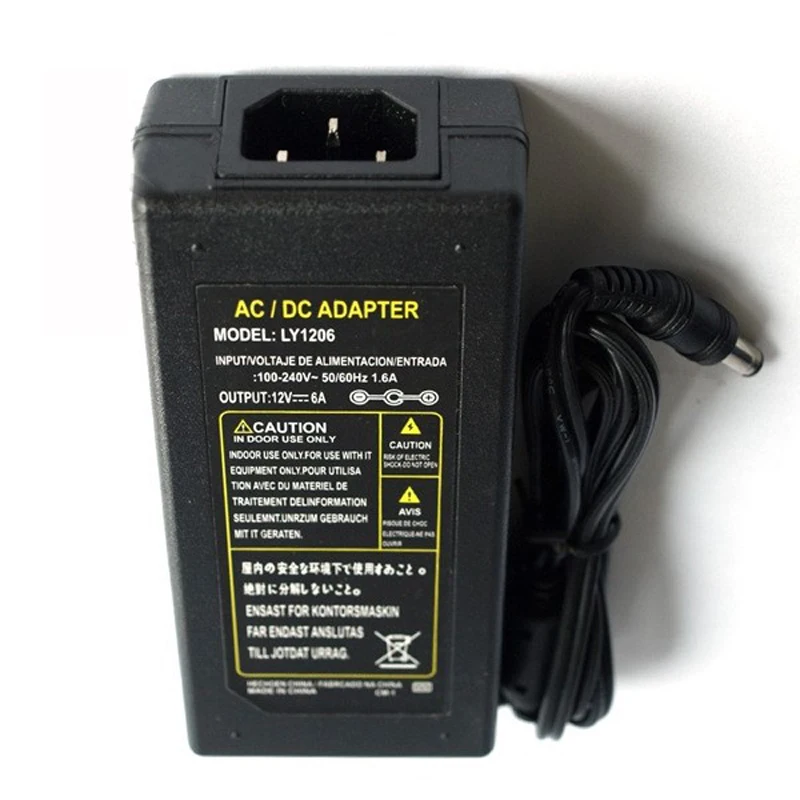 Адаптер для освещения 12 В 2 А 4 а 5 6 8 10 А|lighting transformers|supply 12v12v lighting transformers |