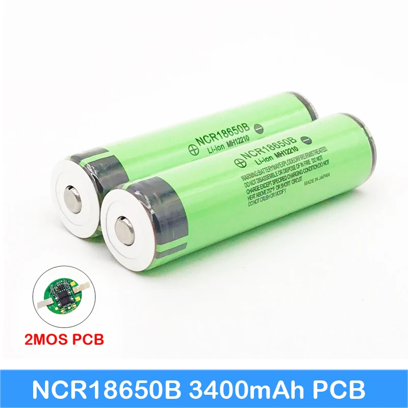 18650 аккумулятор ncr18650b защищенный 100% оригинальный 3400 мАч 3 7 в литий ионный Rechargebale PCB