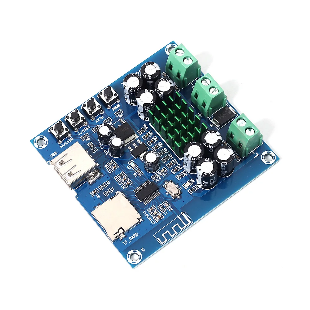 XH-M422 50 Вт + DC 12-24 В TPA3116D2 Bluetooth 4 0 усилитель плата модуль с U диск TF карта плеер |