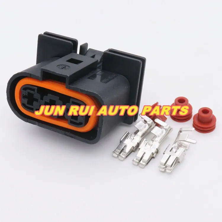 

10pcs/lot 3 Pin 1J0906443 For Volkswagen Jetta Electronic Fan Plug Radiator Plug Terminal Plug DJ70328-6.3-11/21