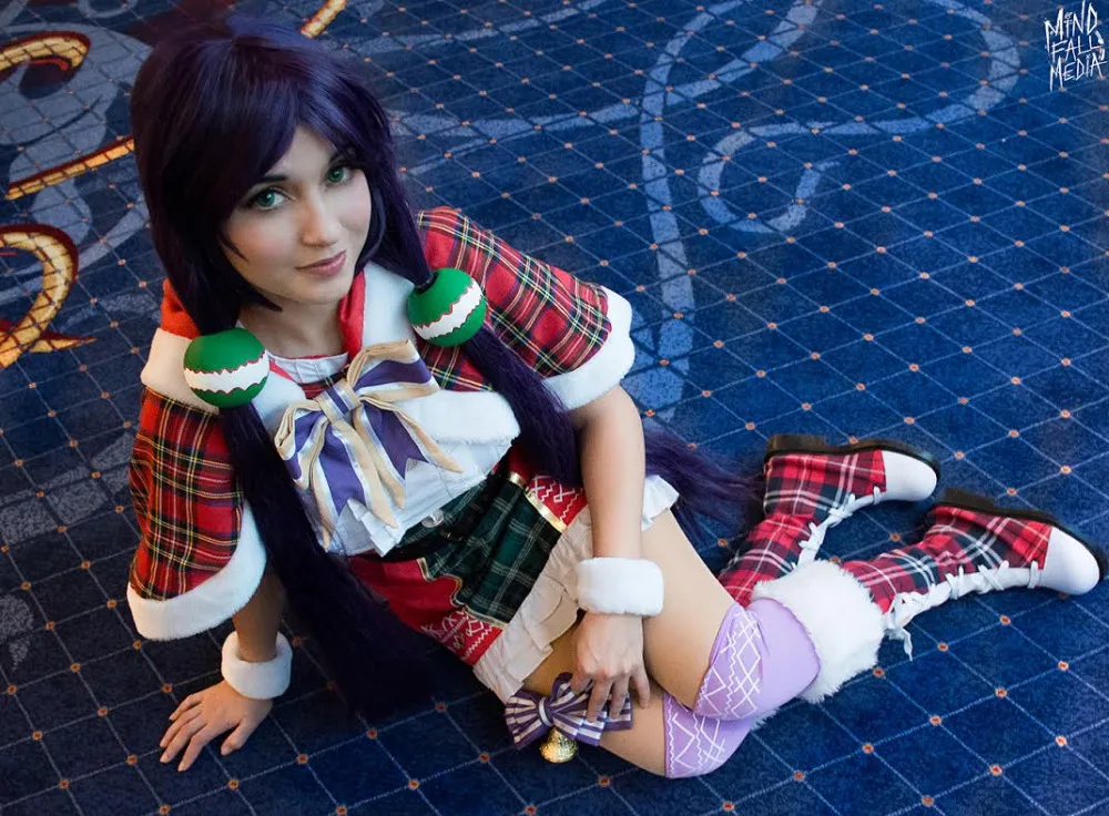 Рождественское платье с надписью Love Live Nozomi Tojo маскарадный костюм изображением
