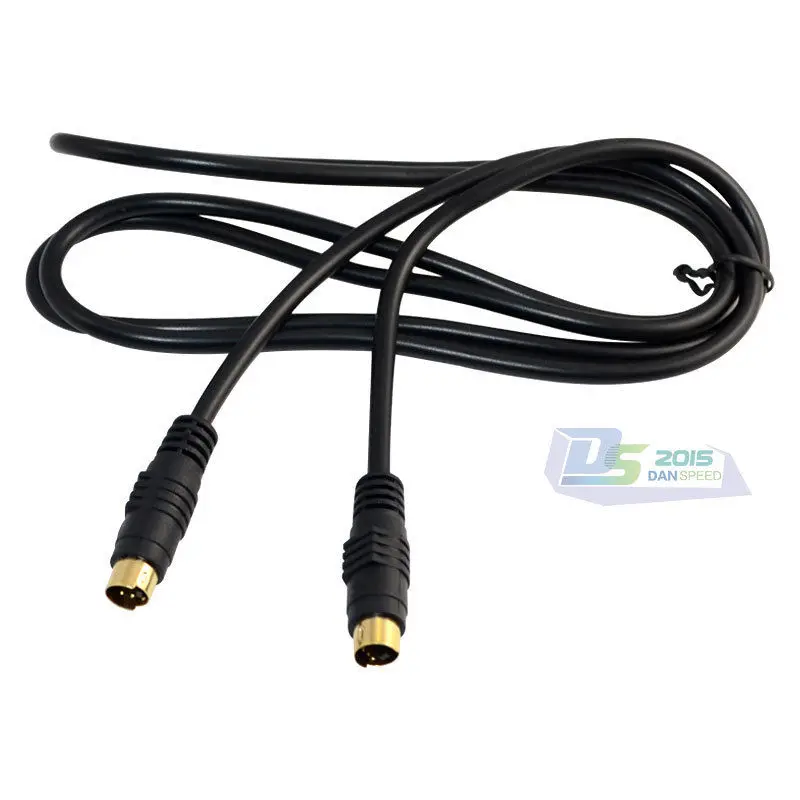 DANSPEED 1 5 м футов 4 Pin Svideo кабель папа ТВ подключение S Video для проектора VCR DVD
