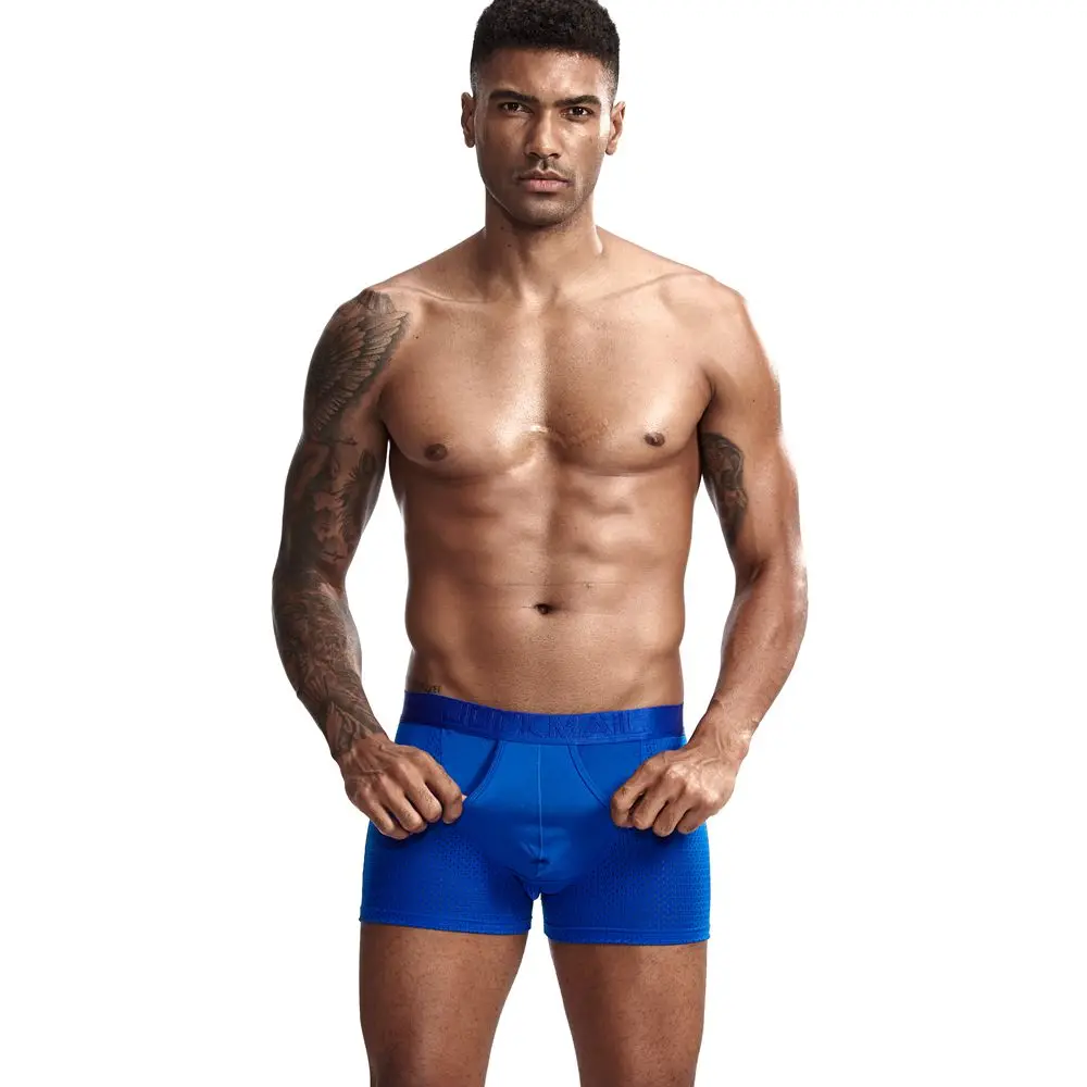 JOCKMAIL, Сетчатое Мужское нижнее белье, боксерское нижнее белье, Мошонка, уход за капсулами, функция здоровья молодежи, Сеульское Выпуклое разделение, боксеры, Гей Нижнее белье