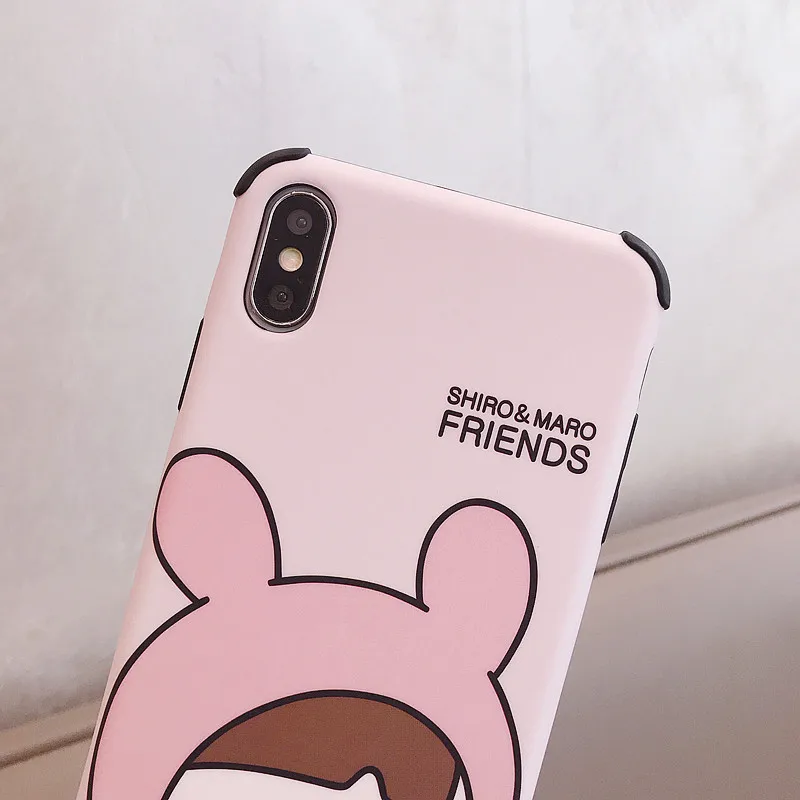 Милый мультяшный поросенок девушка чехол для iPhone X XS XR 6 S 7 8 Plus MAX чехлы Модные