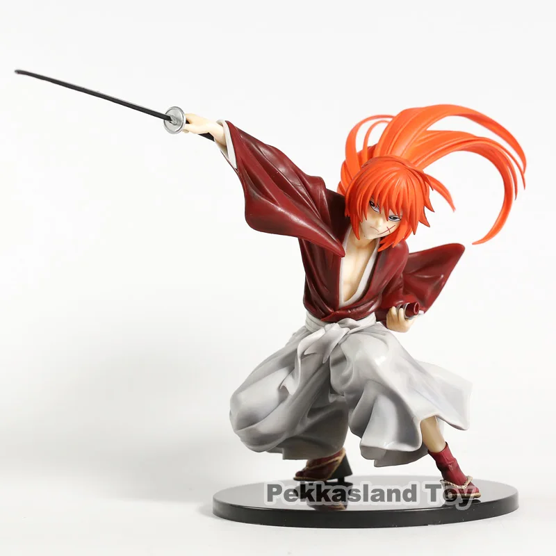Экшн-фигурка из ПВХ Коллекционная модель игрушки Rurouni Kenshin HIMURA KENSHIN | Игрушки и