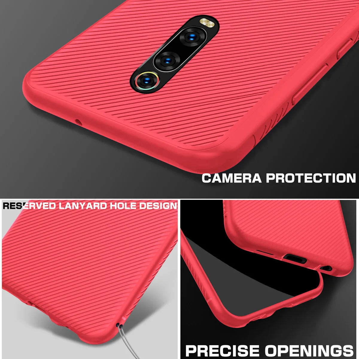 Для Redmi K20 Pro силиконовый чехол ТПУ мягкий для телефона Тонкая матовая текстура
