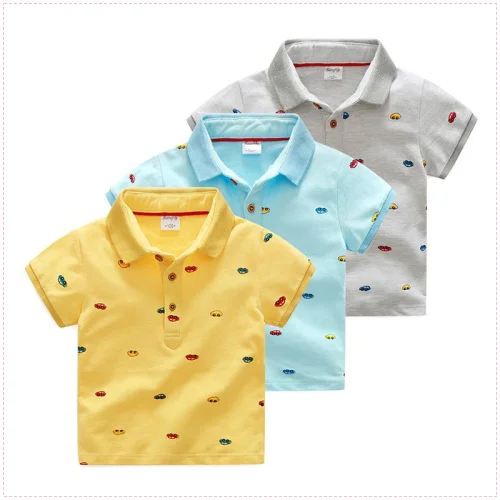 Новинка 2017 года Летняя Детская Хлопковая одежда с короткими рукавами летняя