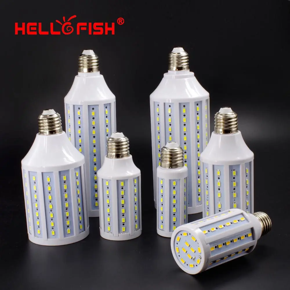 Hello рыбы 5730 smd светодиодный светильник 11 Вт 15 25 30 лампа кукурузы e27 220 В/110 В Кукуруза