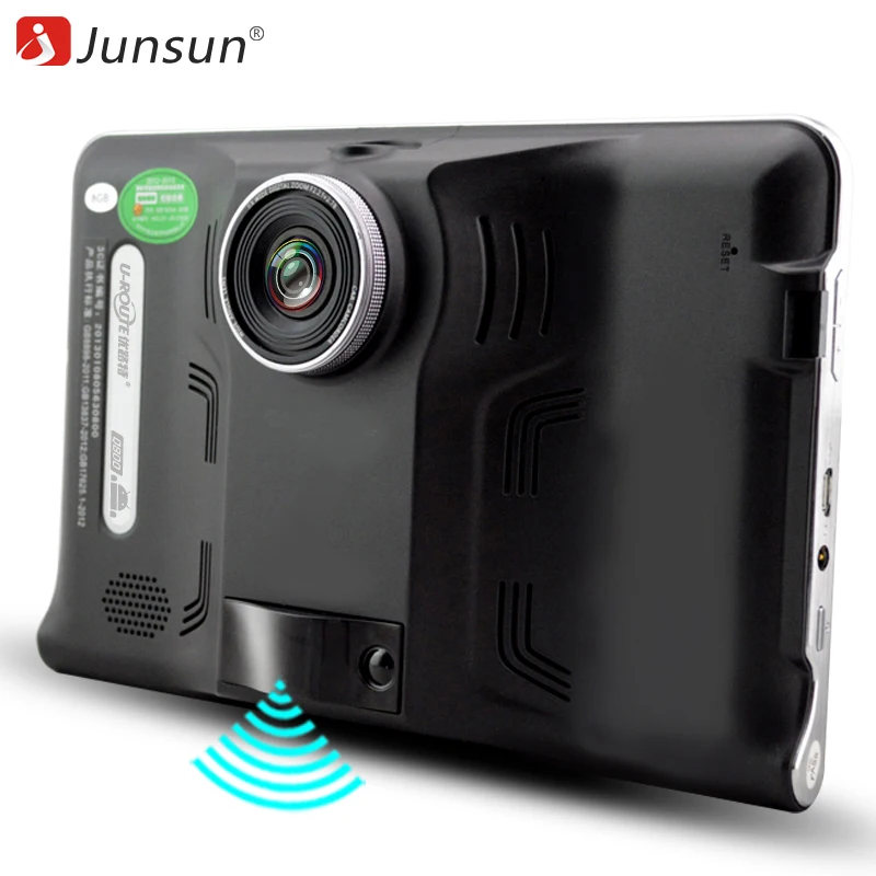 Junsun Автомобильный GPS навигатор 7 &quotAndroid навигация радар детектор с