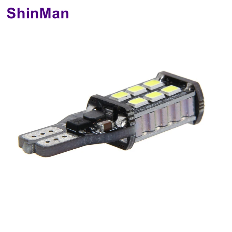 Shinman 2 шт. T15 W16W 2835 15smd 921 912 автомобильная лампа для запекания задние фонари задняя