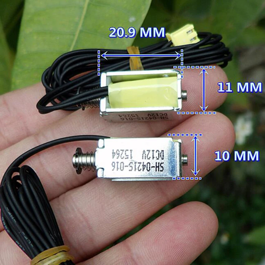 

1pcs Through-type impact type push-pull DC12V direct acting electromagnet